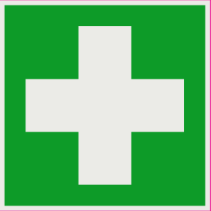 Hinweisschild aus Hart-PVC 200x200mm